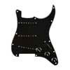 0992236506 Fender  Pre-wired Strat Pickguard, Pure Vintage '59 SSS w/RWRP middle, 11 screw holes, black