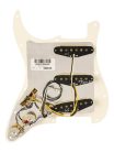 0992236509 Fender  Pre-wired Strat Pickguard, Pure Vintage '59 SSS w/RWRP middle, 11 screw holes, parchment