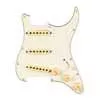0992236509 Fender  Pre-wired Strat Pickguard, Pure Vintage '59 SSS w/RWRP middle, 11 screw holes, parchment