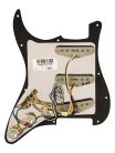 0992237506 Fender  Pre-wired Strat Pickguard Pure Vintage '65 SSS w/RWRP midde, 11 screw holes, black