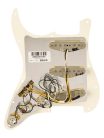 0992237509 Fender  Pre-wired Strat Pickguard, Pure Vintage '65 SSS w/RWRP middle, 11 screw holes, parchment