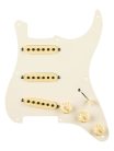 0992248506 Fender  Pre-wired Strat Pickguard Eric Johnson Signature SSS, 8 screw holes, parchment