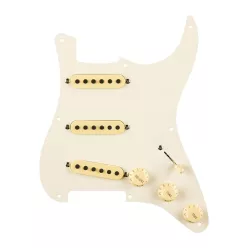   0992248506 Fender  Pre-wired Strat Pickguard Eric Johnson Signature SSS, 8 screw holes, parchment