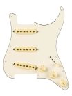 0992248509 Fender  Pre-wired Strat Pickguard Eric Johnson Signature SSS, 11 screw holes, parchment