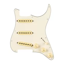   0992248509 Fender  Pre-wired Strat Pickguard Eric Johnson Signature SSS, 11 screw holes, parchment