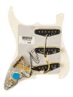 0992248509 Fender  Pre-wired Strat Pickguard Eric Johnson Signature SSS, 11 screw holes, parchment