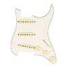 0992340509 Fender Pre-Wired Strat Pickguard Custom Shop Fat 50's SSS, 11 screw holes, parchment