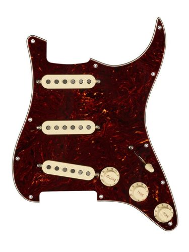 0992341500 Fender Pre-Wired Strat Pickguard Custom Shop Custom '69 SSS, 11 screw holes,  tortoise shell