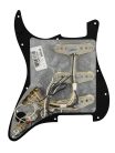 0992341506 Fender Pre-Wired Strat Pickguard Custom Shop Custom '69 SSS, 11 screw holes, black