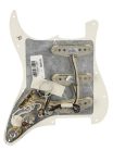 0992341509 Fender Pre-Wired Strat Pickguard Custom Shop Custom '69 SSS, 11 screw holes, parchment