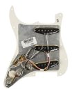 0992343509 Fender Pre-Wired Strat Pickguard Tex-Mex SSS, 11 screw holes, parchment