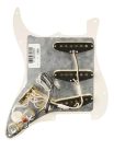 0992345500 Fender Pre-Wired Strat Pickguard Original '57/'62 SSS, 11 screw holes, tortoise shell