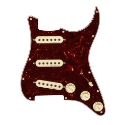   0992346500 Fender Pre-Wired Strat Pickguard Hot Noiseless SSS, 11 screw holes, tortoise shell