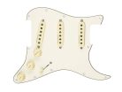 0992346509 Fender Pre-Wired Strat Pickguard Hot Noiseless SSS, 11 screw holes, parchment