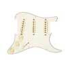 0992346509 Fender Pre-Wired Strat Pickguard Hot Noiseless SSS, 11 screw holes, parchment