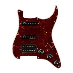   0992347500 Fender Pre-Wired Strat Pickguard Shawbucker Bridge/Gen 4 Noiseless neck/middle HSS, 11 screw holes, tortoise shell