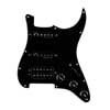 0992347506 Fender Pre-Wired Strat Pickguard Shawbucker Bridge/Gen 4 Noiseless neck/middle HSS, 11 screw holes, black