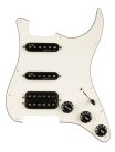 0992347509 Fender Pre-Wired Strat Pickguard Shawbucker Bridge/Gen 4 Noiseless neck/middle HSS, 11 screw  holes, parchment