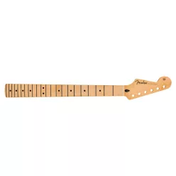   0994562921 Fender Genuine Replacement Part Player Series Stratocaster® reverse headstock neck, 22 medium jumbo frets, maple, 9.5", modern c