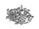 0994923000 Fender Genuine Replacement Part pickguard screws 24pcs, chrome