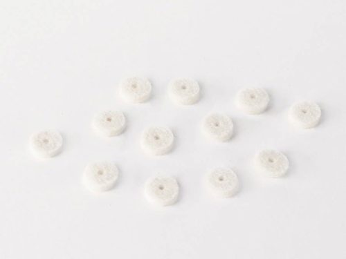 0994930000 Fender Genuine Replacement Part strap button felt washers, 12 pcs, white