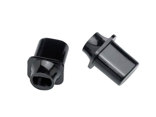 0994937000 Fender Genuine Replacement Part switch tips Tele, 'top hat' model, black, (2 pcs