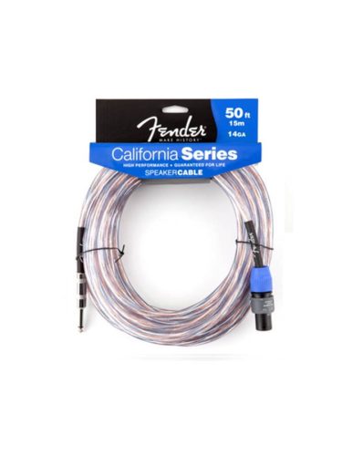 0995014020 Fender Outlet  speaker cable 14GA / 2.5mm2, 50ft, 1/4" jack-speaker twist