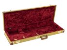 0996106300 Fender Classic Series guitar case for Stratocaster/Telecaster,  tweed with dark red plush interior