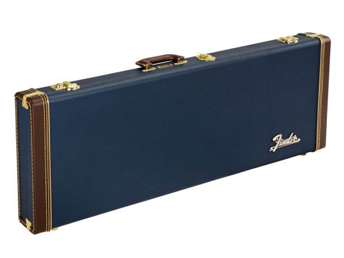 0996106302 Fender Classic Series wood case Strat/Tele, navy blue