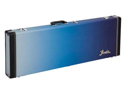 0996106308 Fender  Ombré guitar case for Strat/Tele, Belair Blue gradient colour, matching plush interior