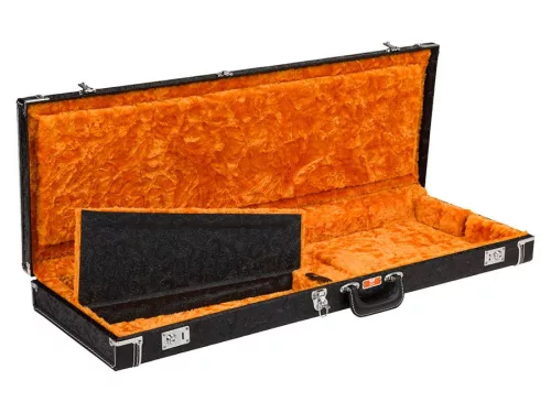 0996106310 Fender  Waylon Jennings case for Strat/Tele, western tooled vinyl, orange plush interior