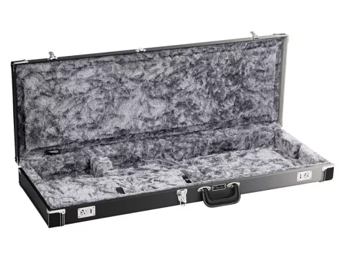 0996106324 Fender  Ombré guitar case for Strat/Tele, Silver Smoke gradient colour, matching plush interior