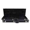 0996121306 Fender  deluxe case for Mustang/Jag-stang/Cyclone, leather handle and ends, black tolex & black interior