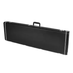   0996161906 Fender  deluxe case for Precision Bass®, leather handle and ends, black tolex & black interior, lefthanded