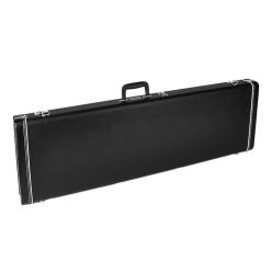   0996172306 Fender  deluxe case for Precision Bass®, leather handle and ends, black tolex & black interior