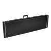 0996172406 Fender  deluxe case for Jazz Bass®/Jaguar Bass, leather handle and ends, black tolex & orange plush interio