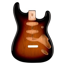   0998003700 Fender Genuine Replacement Part Stratocaster body (vintage bridge), alder, 3-tone sunburst