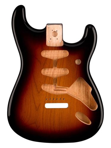 0998003700 Fender Genuine Replacement Part Stratocaster body (vintage bridge), alder, 3-tone sunburst