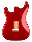 0998003709 Fender Genuine Replacement Part Stratocaster body (vintage bridge), alder, candy apple red