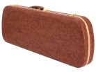 0999127000 Fender  Deluxe Series case for Jazzmaster/Jaguar, Eyeglass style, orange plush interior, gold hardware