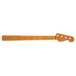   0999612920 Fender Genuine Replacement Part Vintera roasted maple 50's Precision Bass neck, 20 vintage frets, 7.25" radius