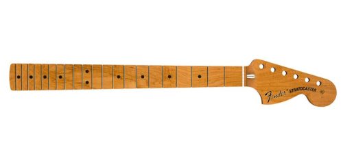 0999742920 Fender Genuine Replacement Part Vintera roasted maple 70's Stratocaster neck, 21 medium jumbo frets, 9.5" radius