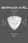 1-BEXL-21 ChickenPicks  Bermuda III-XL 2.1mm guitar pick