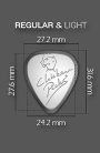 1-LI-22 ChickenPicks  Light 2.2mm guitar pick