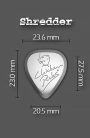 1-SH-24 ChickenPicks  Shredder 2.4mm guitar pick