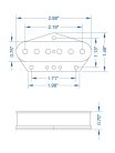 10-101-130 Lollar  single coil pickup "Special T Bridge"