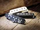 10-202-11514 Lollar  set of three "Sixty Four S" single coil pickups, neck / middle / bridge, flat poles, parchment