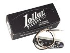 10-203-111-14 Lollar  single coil pickup "Vintage Blonde Neck", flat poles, parchment