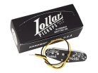 10-204-112-14 Lollar  single coil pickup "Vintage Tweed Middle", flat poles, parchment