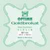 1000-44 Optima Goldbrokat string set for violin 4/4, steel & aluminum, with ball end E-1 string